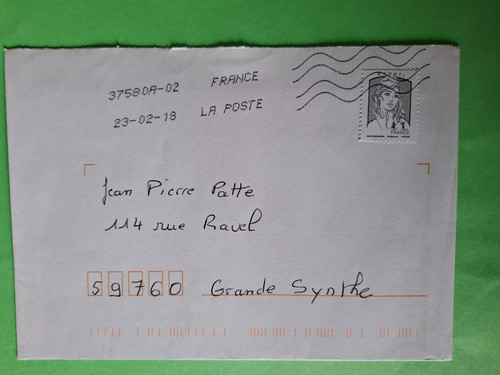 Enveloppe avec timbre - avec, 1