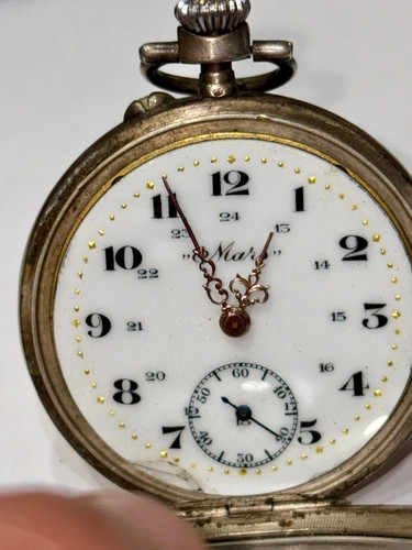 Ancienne montre gousset argent - montre,