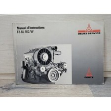 DEUTZ KHD - Moteur F3-6L 912/W - Manuel D Instructions