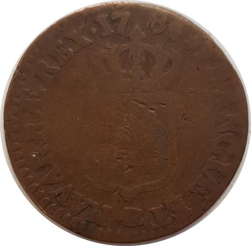 Louis xvi 2 sol - (1774-1792), 1/2