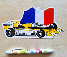 autocollant RENAULT ELF MICHELIN sticker  garage rétro RACING F1 GP VINTAGE