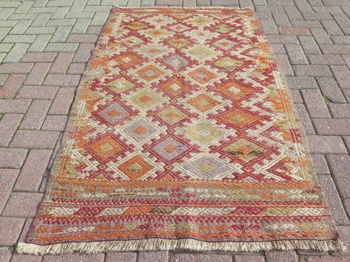 Ancien kilim turc tapis - kilim, turc,