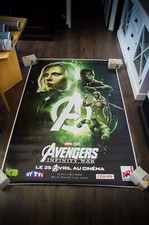AVENGERS INFINITY WAR B French Bus Shelter Rolled DS Vintage Movie Poster