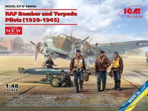 Icm 48090 kit figurines - kit, de