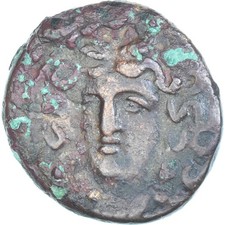 Monnaie, Thessalie, Æ, ca. 325-200 BC, Larissa, TTB+, Bronze