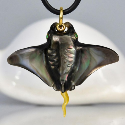Pendentif raie manta - pendentif, en
