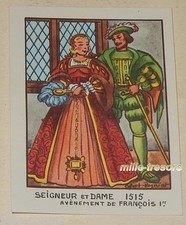 Image type Bon Point : SEIGNEUR et DAME 1515 FRANCOIS 1er - EDITIONS EDUCATIVES