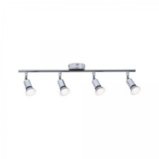 Plafonnier Salle De Bain Lampe Spot FR Carolina IP44 Max. 4x10W GU10 Chrom 230