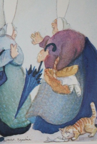 Bigoudène bretonnes aquarelle