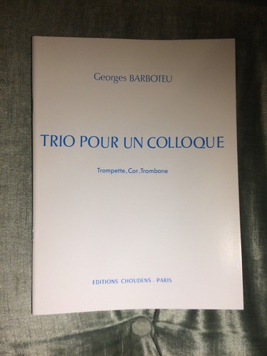 Georges barboteu trio pour - pour, un