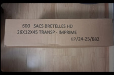 LOT 500 Sacs Bretelles Plastique Blancs PRO LE MOINS CHER