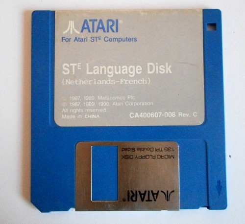 Disquette atari ste language - disquette,
