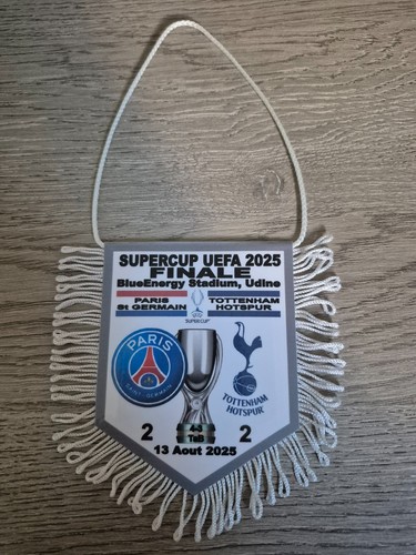Fanion 9x11cm supercup uefa - fanion,