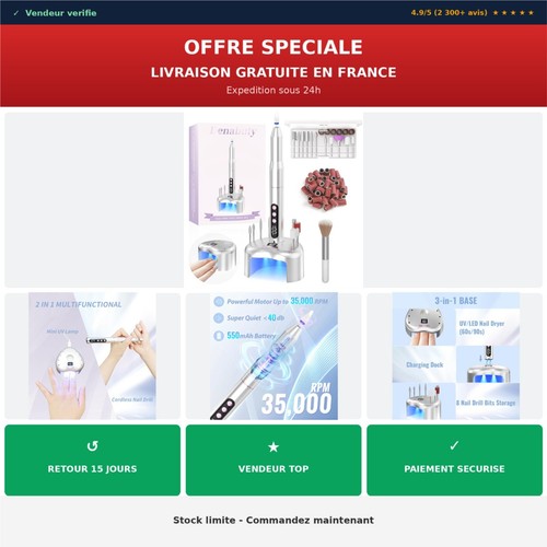 Ponceuse ongles électrique - ongles,