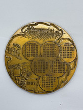 ÉNORME  MEDAILLE DE BRONZE