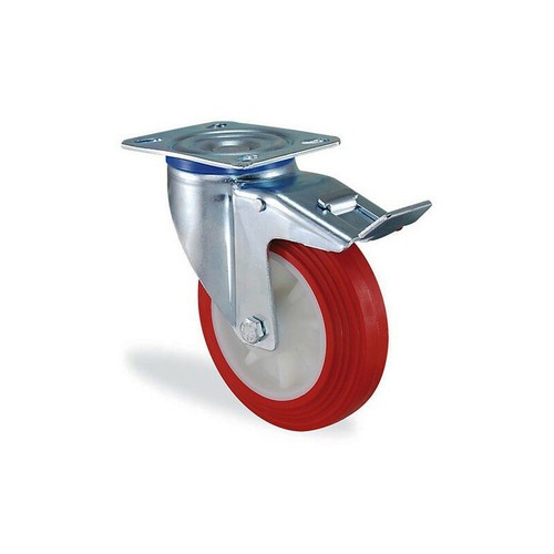 Roulette pivotante frein - roulette,