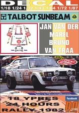 DECAL TALBOT SUNBEAM LOTUS J