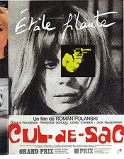 PUBLICITE ADVERTISING   CUL DE SAC  film de Roman POLANSKI  