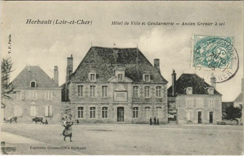 Cpa herbault hotel - de, et