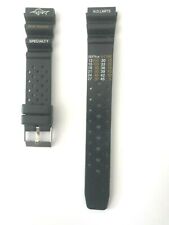 BRACELET MONTRE SILICONE NOIR 16 MM