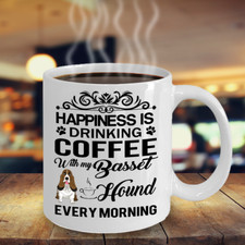 Basset hound coffee mug - basset,