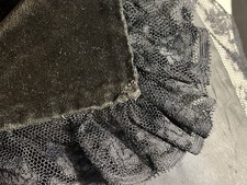 Ancien Costume Fichu  Velours