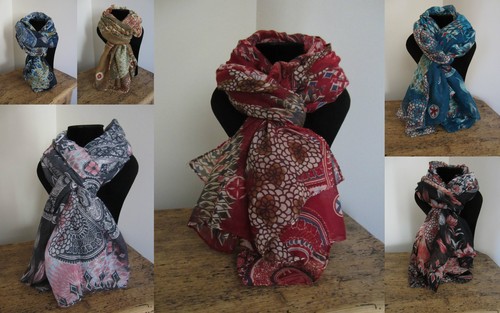 Foulard cheche etole imprime - foulard/cheche/etole,