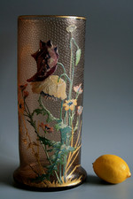 ANCIEN VASE ART NOUVEAU LEGRAS EN VERRE ÉMAILLÉ - CIRCA 1900