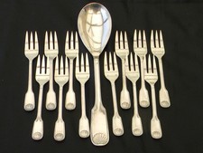 12 fourchettes à gâteau et