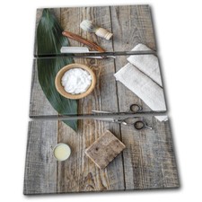 Hipster Male Grooming Barber Shop Urban TREBLE TOILE murale ART Photo Print