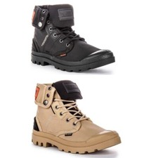 Botte Militaire Femme Palladium Baggy City Shell En Kaki Brun UK 3 - 12