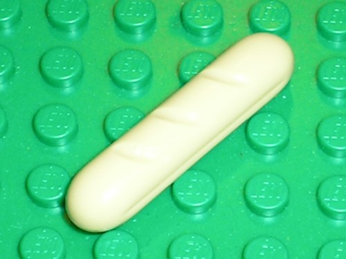 Baguette lego tan - lego, minifig