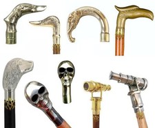 Bâton de marche victorien en