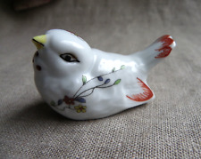 SALIÈRE OISEAU EN PORCELAINE DE LIMOGES - DÉCORÉ À CHANTILLY