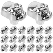 20pcs Punk Skull Studs Vêtements Punk Chaussures Rivet Accessoires