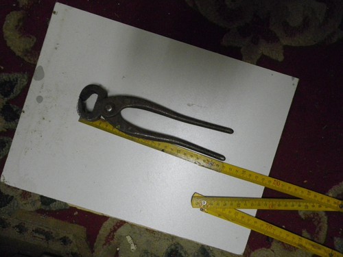 Vintage tenaille pur fer et - tenaille,