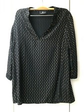 Blouse noire et bronze One Step - Taille 34 (A)