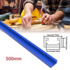 Fente en T pour voie d'onglets 500 mm pour tables de routeur construction solide