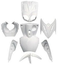 Kit De Carénages Blancs T4 Tune Pour MBK Stunt 50 EU2 2015