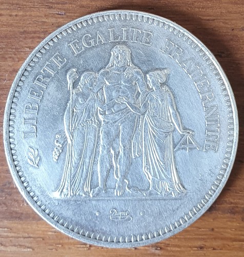 Francs hercule argent 1974 - 50,