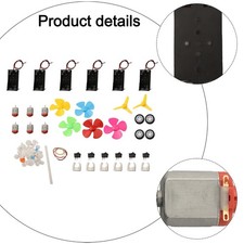 Mini kit moteur électrique dynamique avec composants variés pour constructions