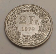 Piece suisse francs 1979 - suisse, 2