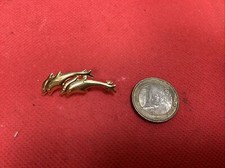 Jolie Broche Dauphin Plaquée Or