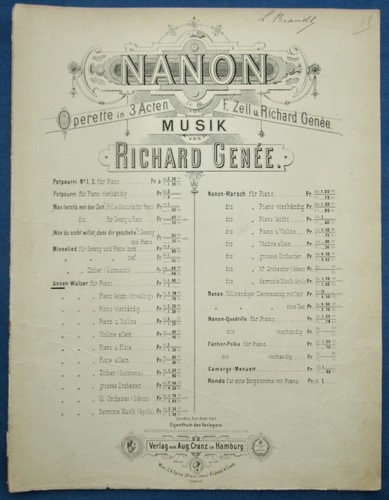 Richard genée partition - genÉe,