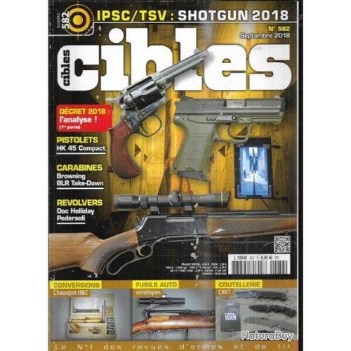 Cibles 582 pistolets 45 - 582,