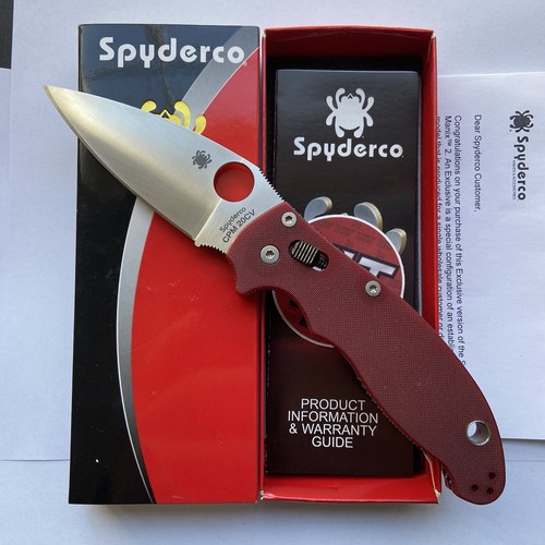 Spyderco manix c101gprd2 red - manix, 2