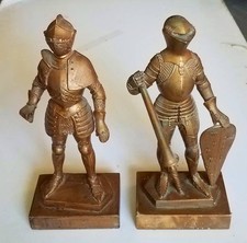 Pair 8.5"  KNIGHT STATUES