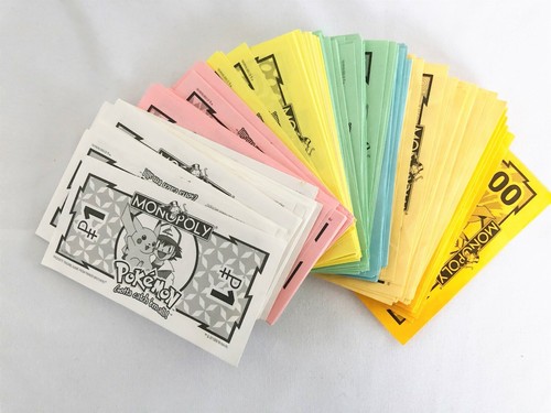 Monopoly pokemon play money - pokemon,