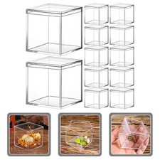 12 Pcs Square Cube Containers