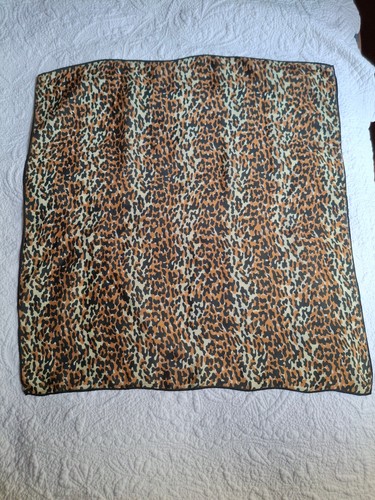 Foulard soie panthère - soie,